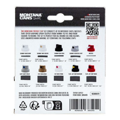 Montana Cans Try Out Cap 10 set