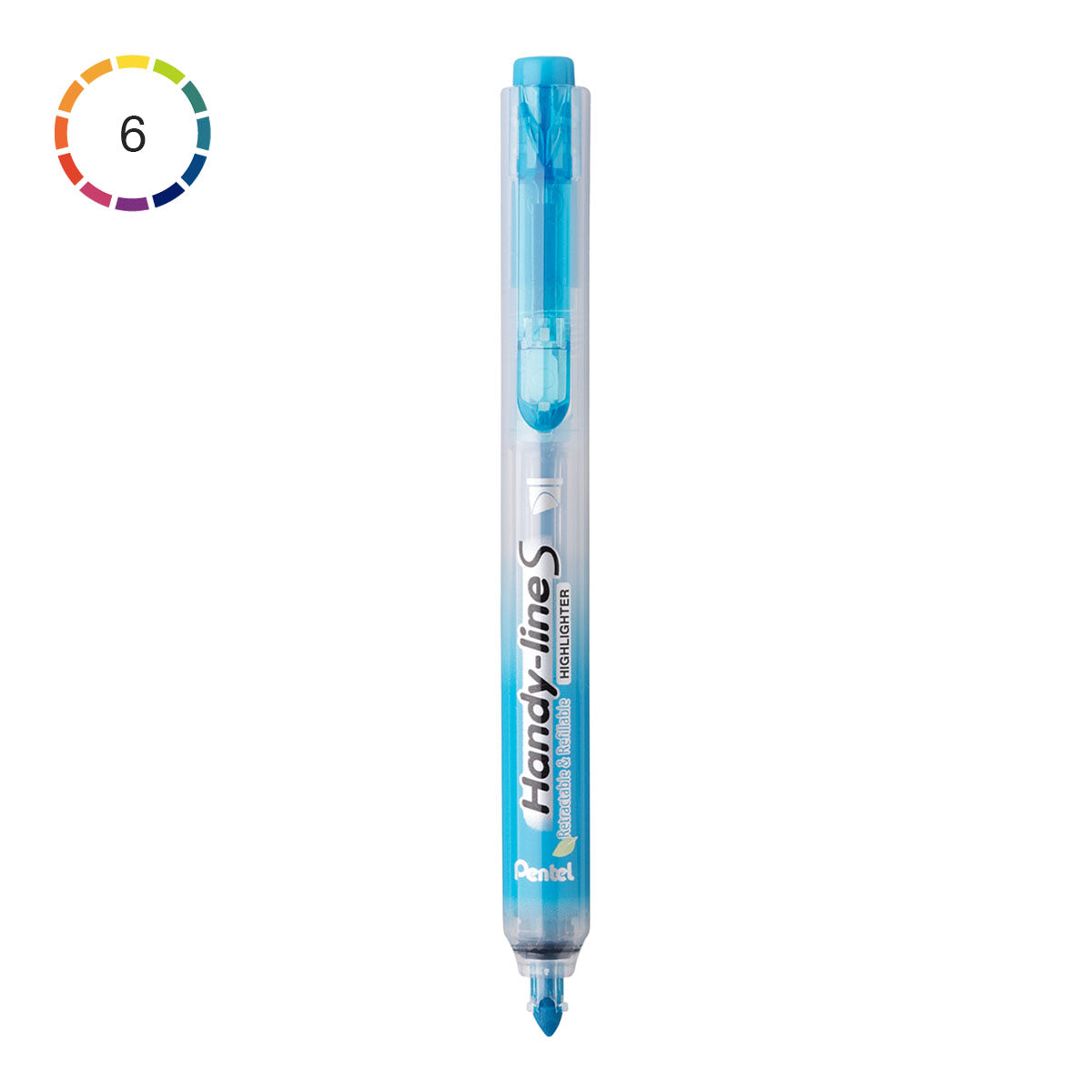 Pentel Handy-Line S Retractable Highlighter Pen