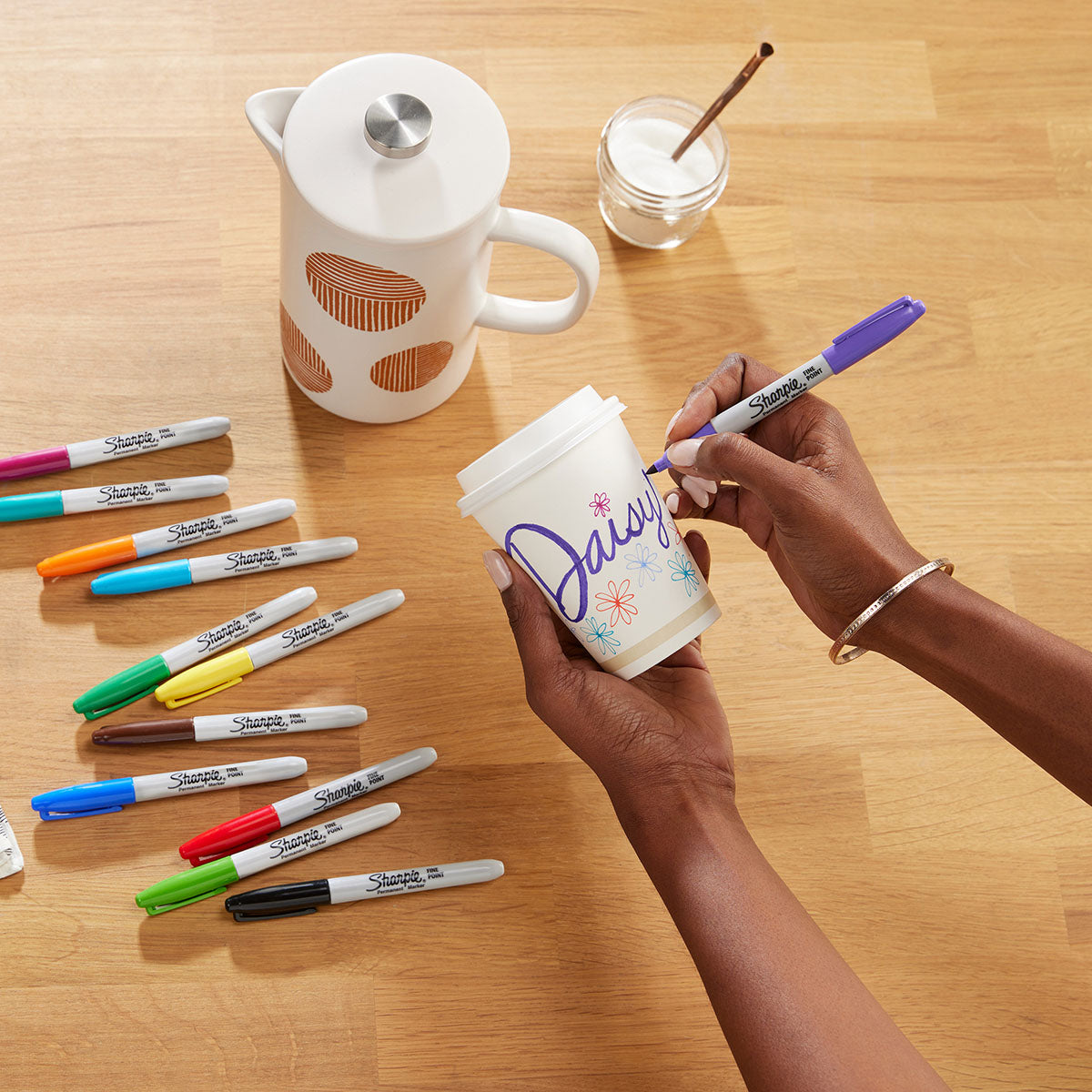 Sharpie Permanent Marker Fine Point 18 Set Mixed Colors