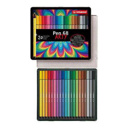 Stabilo Pen 68 Fiber-tip Arty 20 set