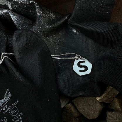 Trackside Shines Systems Copenhagen S-tog Silver Necklace