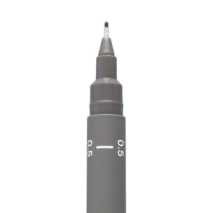 Uni Pin Fine Line Pen, Dark Grey