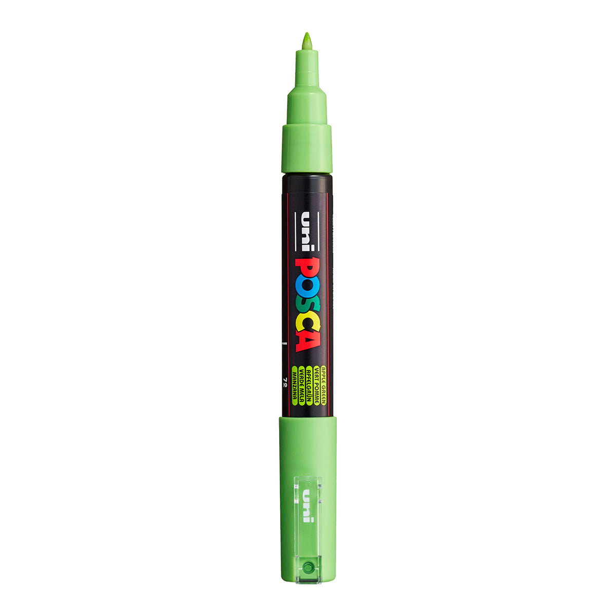 Uni Posca PC-1M Extra Fine 0.7 mm paint marker in Apple Green