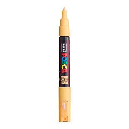 Uni Posca PC-1M Extra Fine 0.7 mm paint marker in Apricot