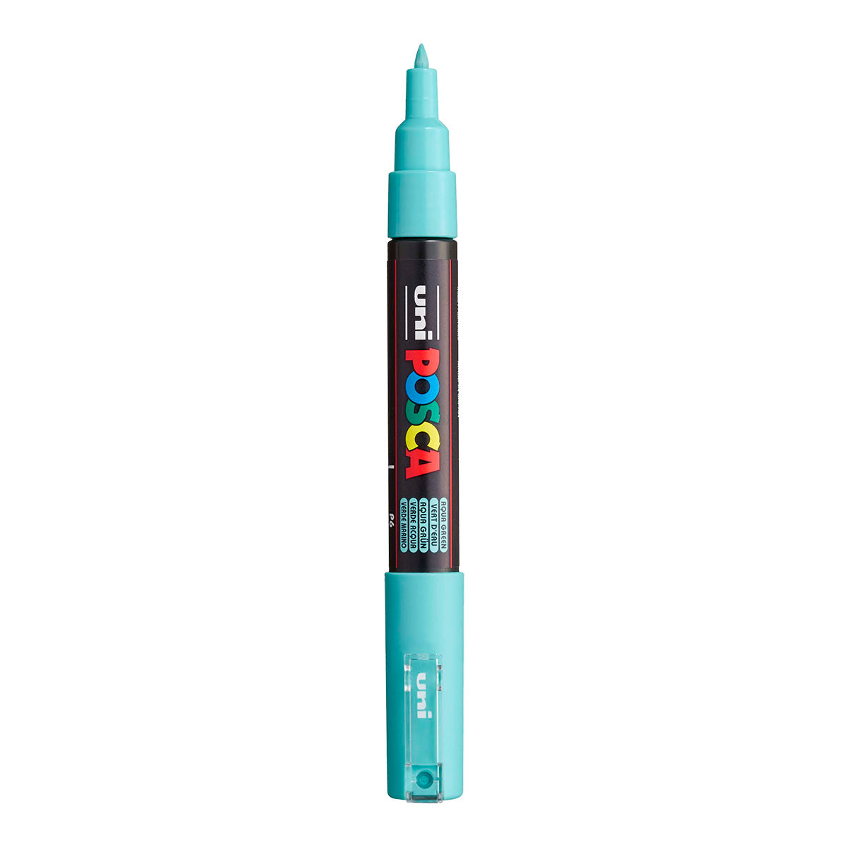 Uni Posca PC-1M Extra Fine 0.7 mm paint marker in Aqua Green
