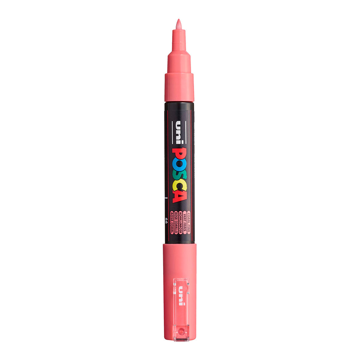 Uni Posca PC-1M Extra Fine 0.7 mm paint marker in Coral Pink
