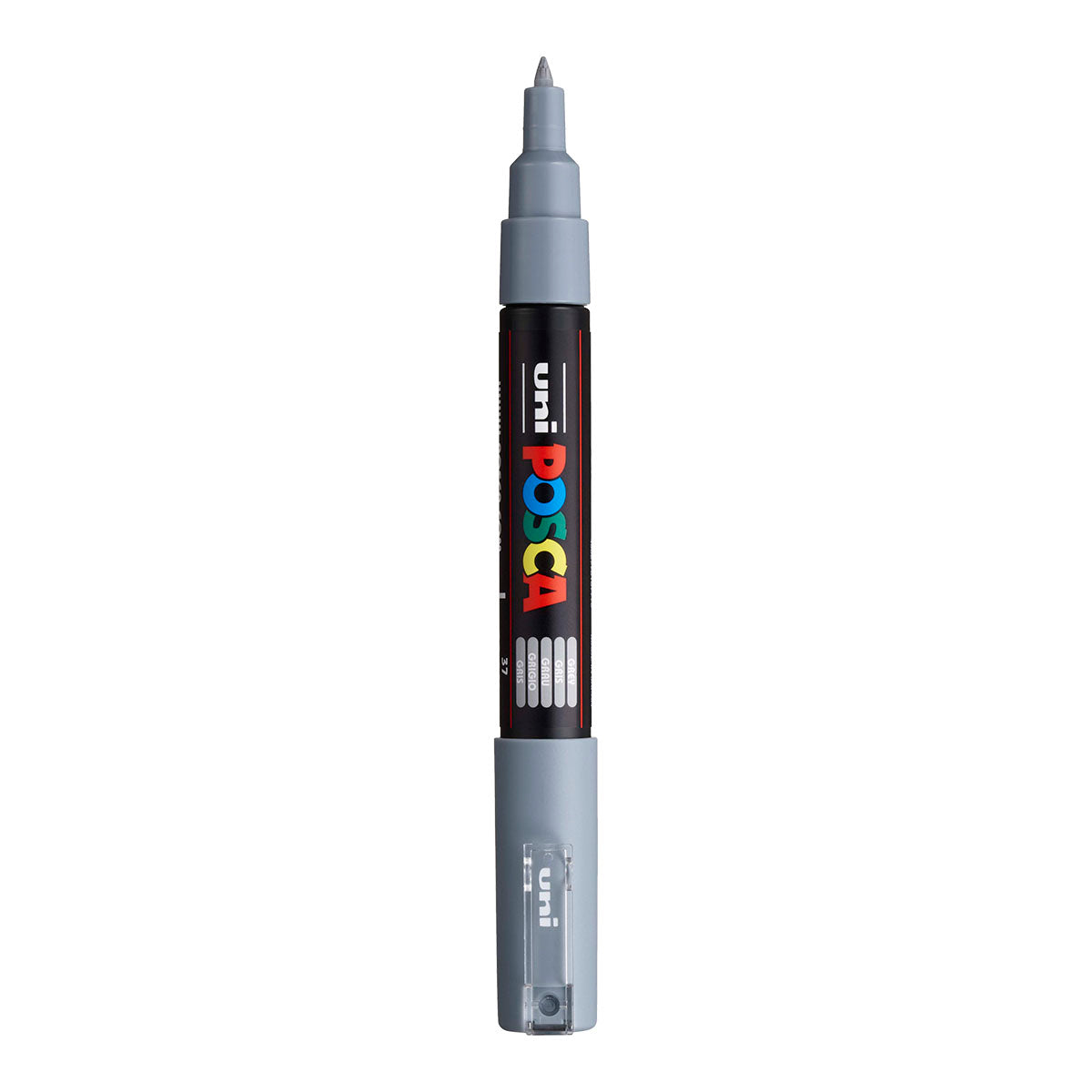 Uni Posca PC-1M Extra Fine 0.7 mm paint marker in Grey
