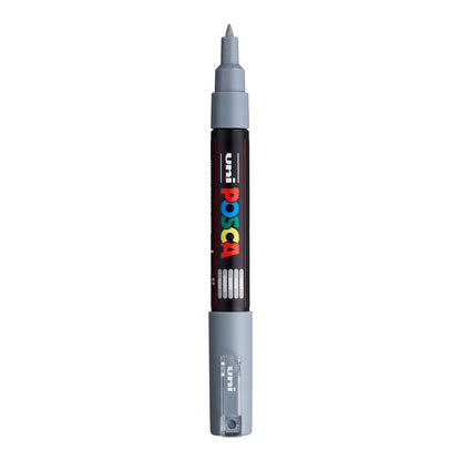 Uni Posca PC-1M Extra Fine 0.7 mm paint marker in Grey