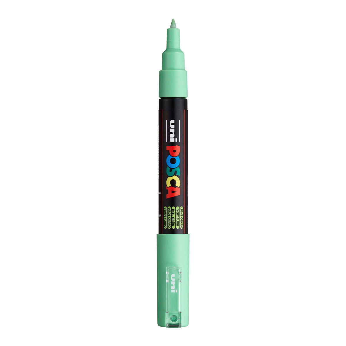Uni Posca PC-1M Extra Fine 0.7 mm paint marker in Light Green