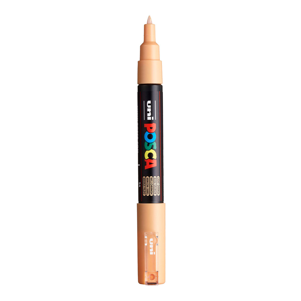 Uni Posca PC-1M Extra Fine 0.7 mm paint marker in Light Orange