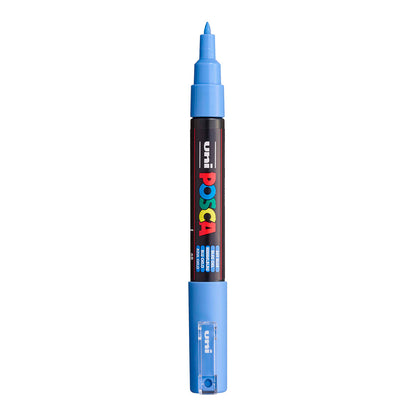 Uni Posca PC-1M Extra Fine 0.7 mm paint marker in Sky Blue