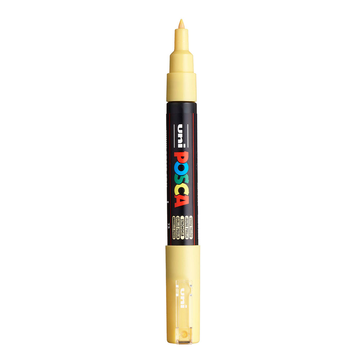 Uni Posca PC-1M Extra Fine 0.7 mm paint marker in Straw Yellow