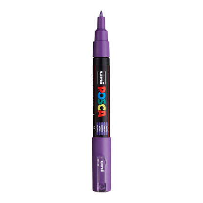 Uni Posca PC-1M Extra Fine 0.7 mm paint marker in Violet