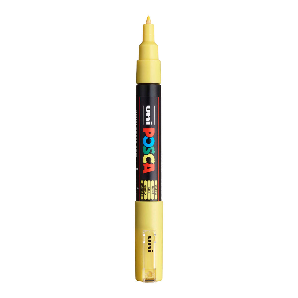 Uni Posca PC-1M Extra Fine 0.7 mm paint marker in Yellow