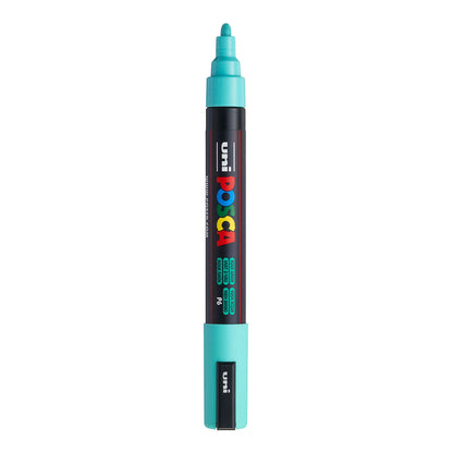Uni Posca PC-5M Medium 2.5 mm paint marker in Aqua Green