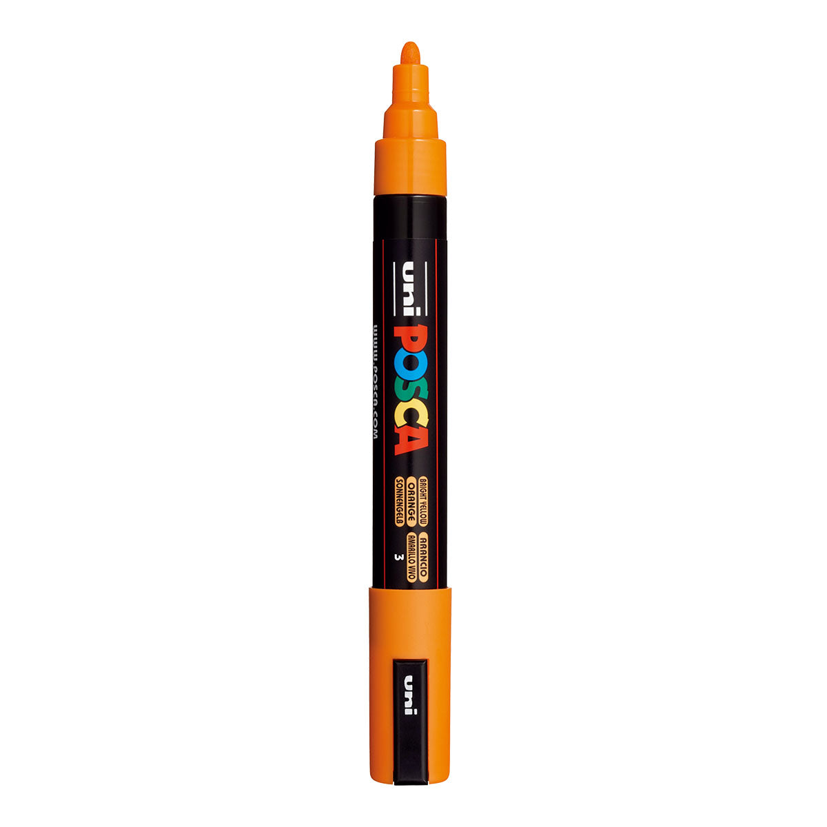 Uni Posca PC-5M Medium 2.5 mm paint marker in Bright Yellow