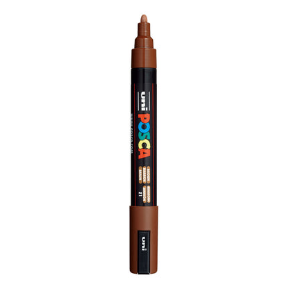 Uni Posca PC-5M Medium 2.5 mm paint marker in Brown