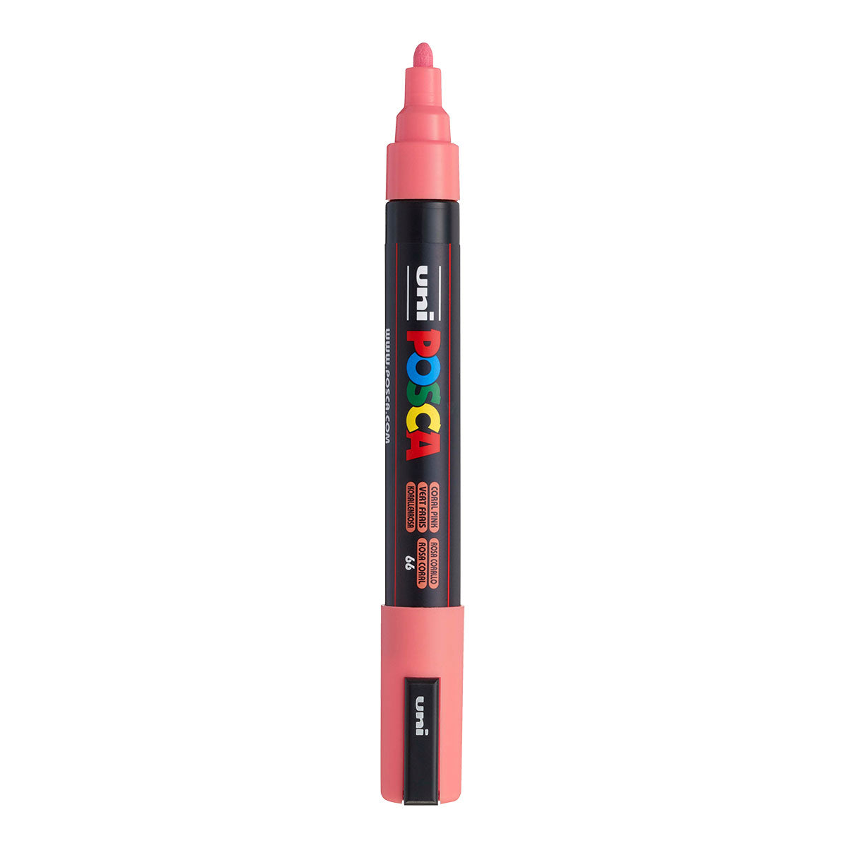 Uni Posca PC-5M Medium 2.5 mm paint marker in Coral Pink