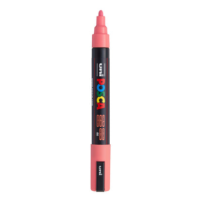 Uni Posca PC-5M Medium 2.5 mm paint marker in Coral Pink