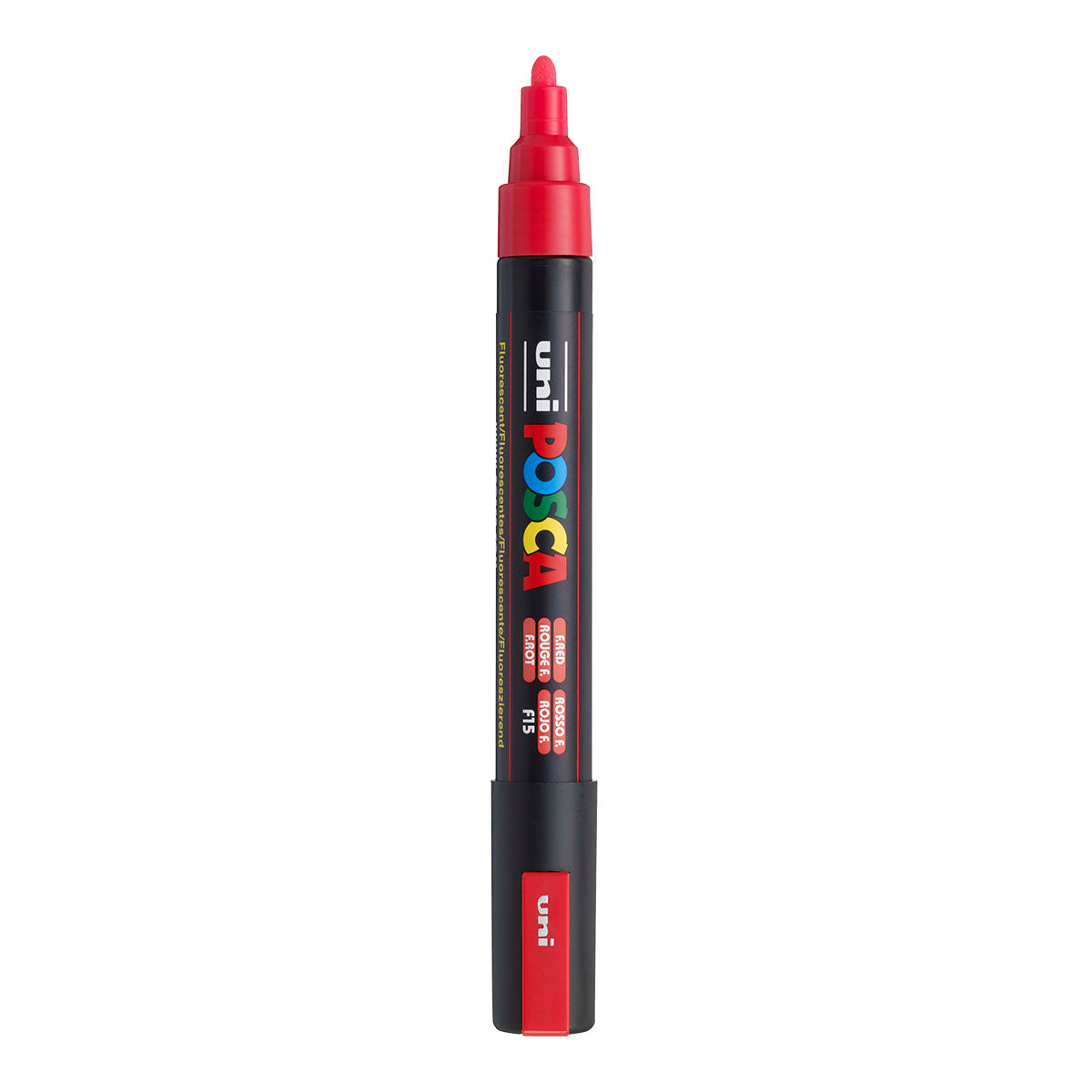 Uni Posca PC-5M Medium 2.5 mm paint marker in Fluorescent Red