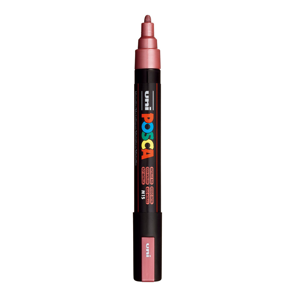 Uni Posca PC-5M Medium 2.5 mm paint marker in Metallic Red