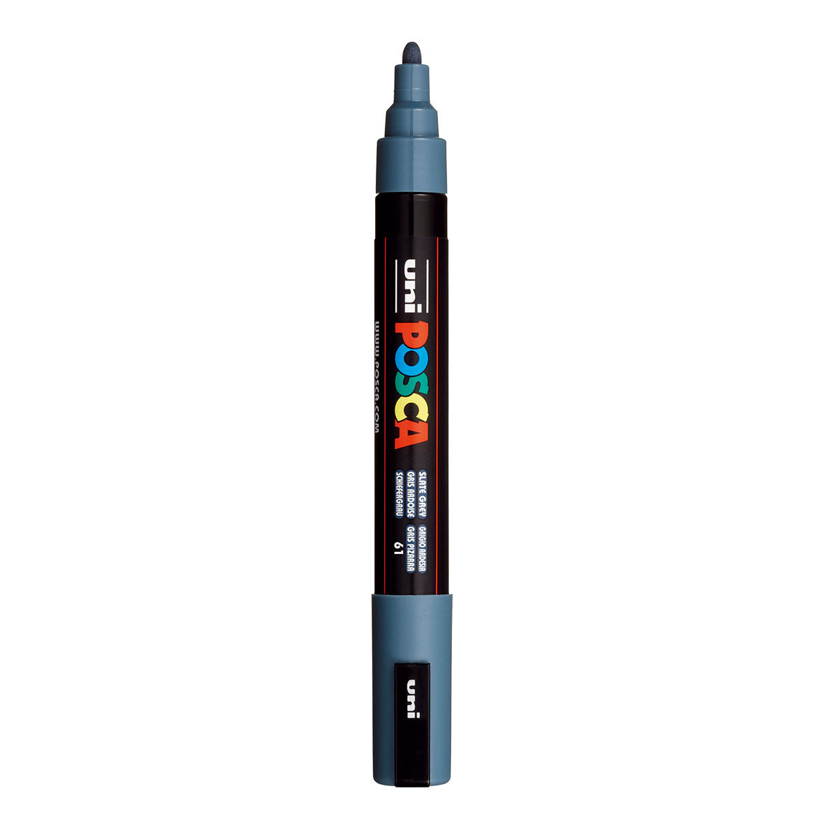 Uni Posca PC-5M Medium 2.5 mm paint marker in Slate Grey