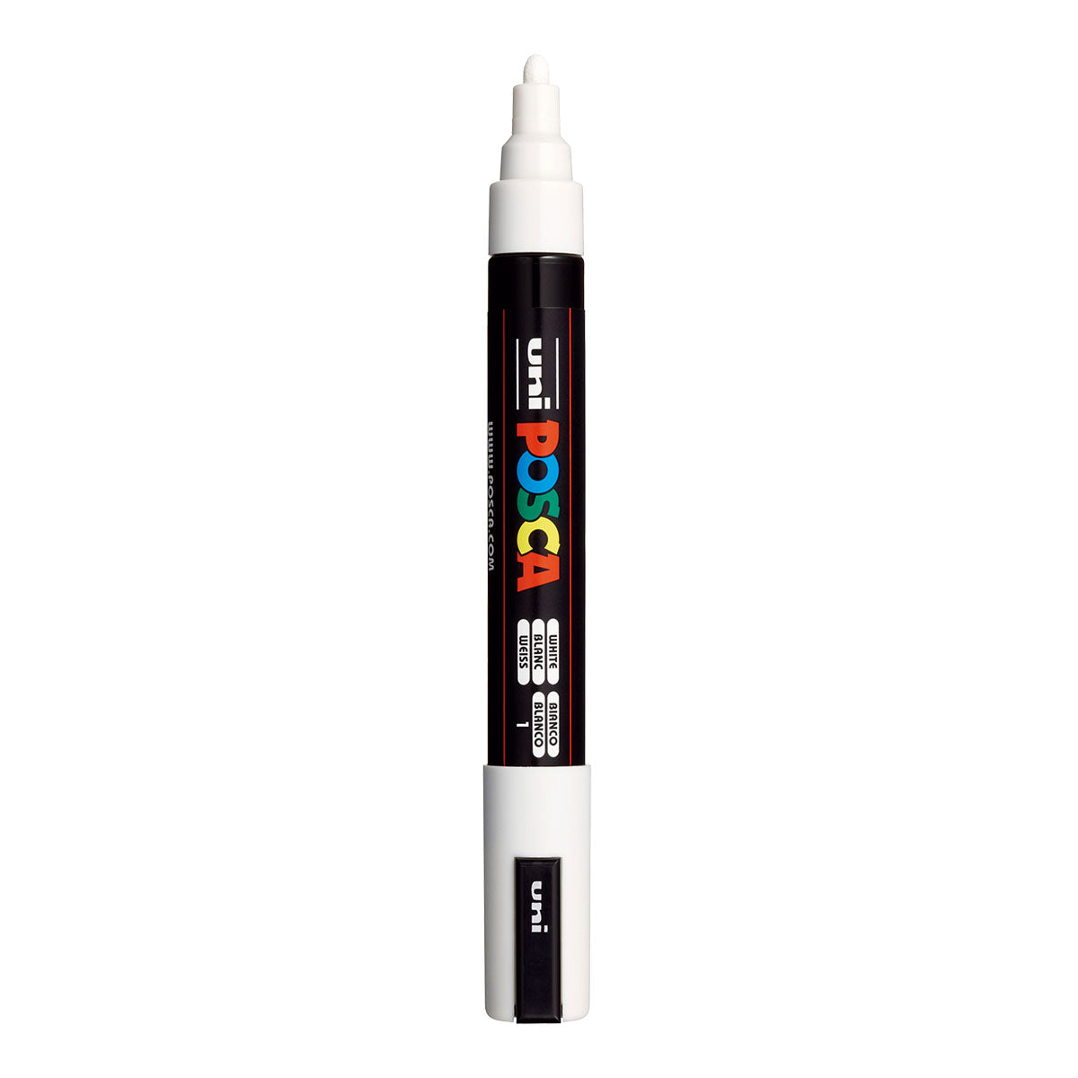 Uni Posca PC-5M Medium 2.5 mm paint marker in White
