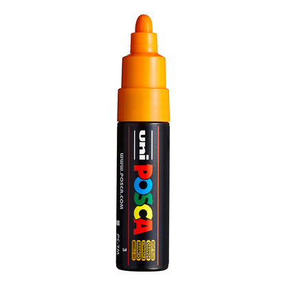 Uni Posca PC-7M Large Round 5 mm paint marker in Bright Yellow