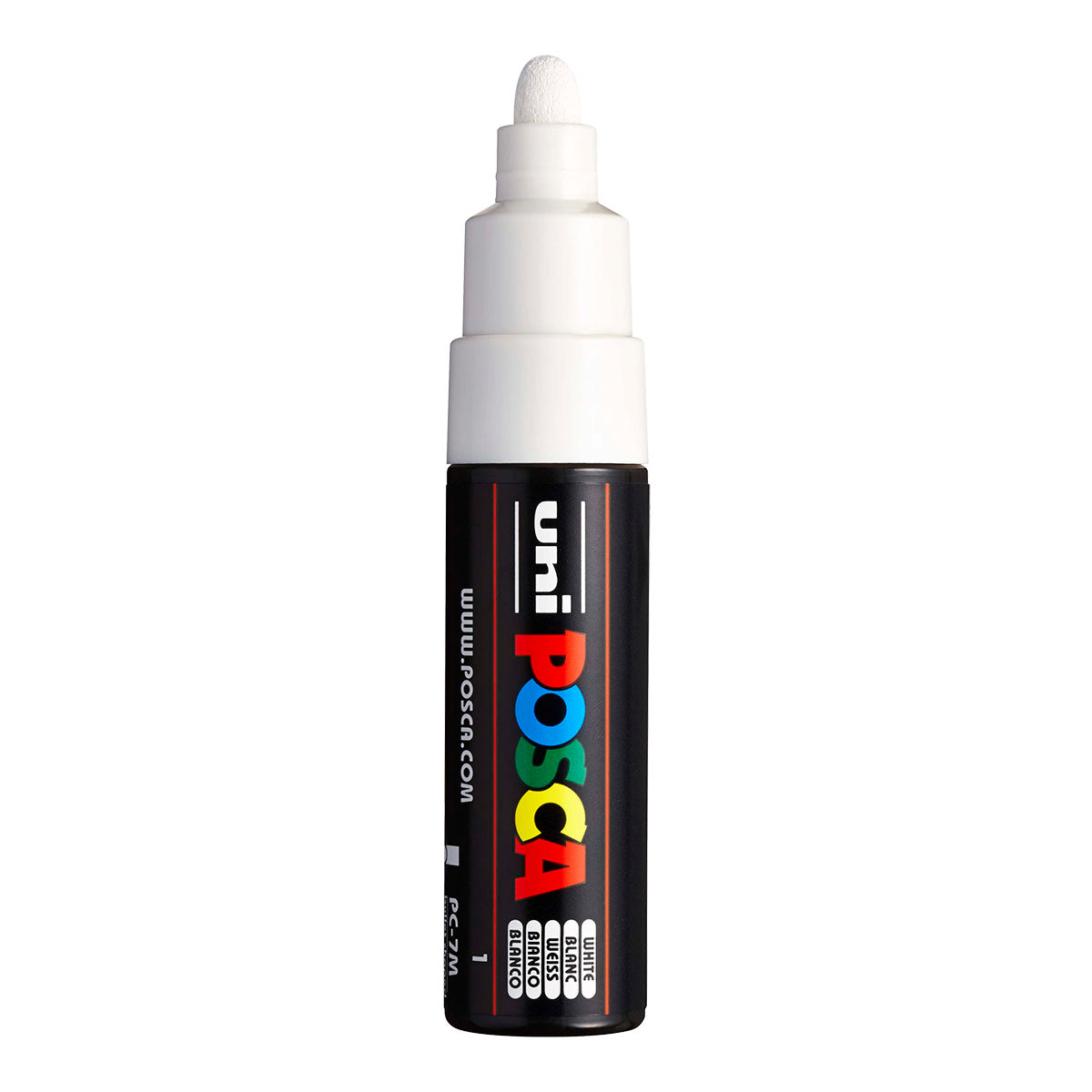 Uni Posca PC-7M Large Round 5 mm paint marker in White