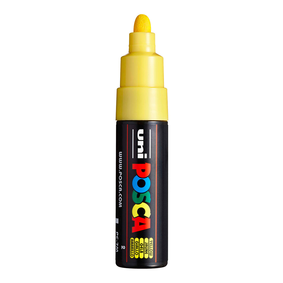 Uni Posca PC-7M Large Round 5 mm paint marker in Yellow