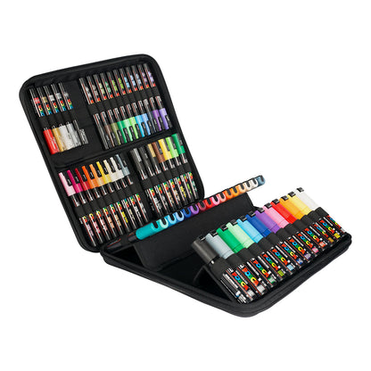 Uni Posca Markers Mixed 60 Set Suitcase